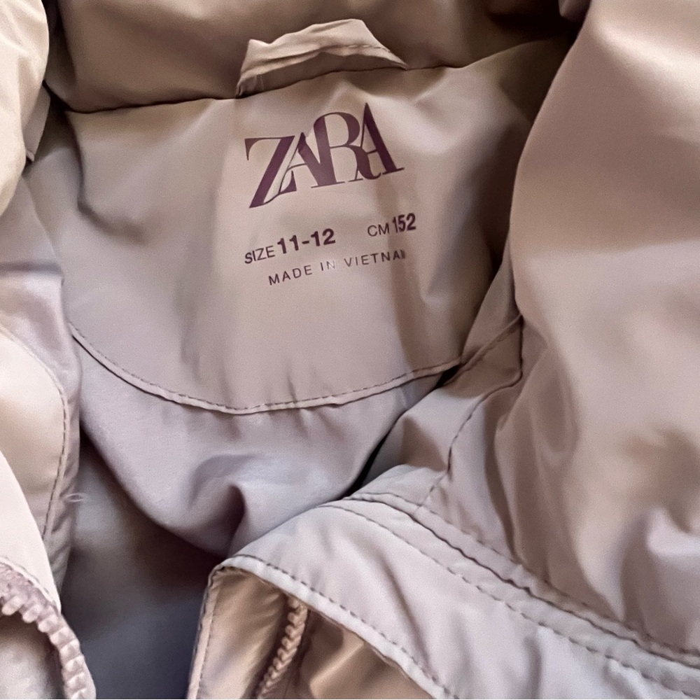 Zara Pale Lavender Quilted Jacket - Picture 2 of 7